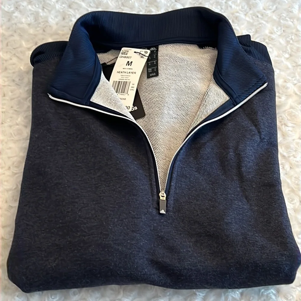 Adidas Heathered Layering Sweatshirt - Picture 1 of 15
